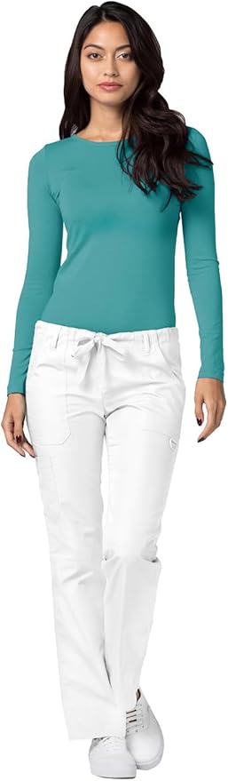 Adar Underscrubs for Women 3 Pack - Long Sleeve Underscrub Comfort Tee