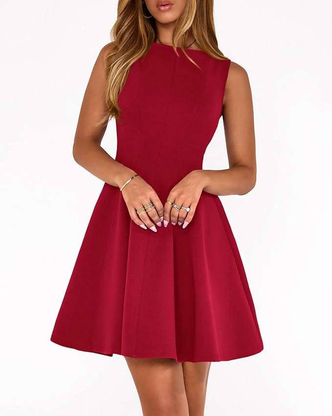 BTFBM Spring Dresses for Women 2026 Elegant Classy A Line Casual Graduation Business Work Party Cocktail Short Dress
