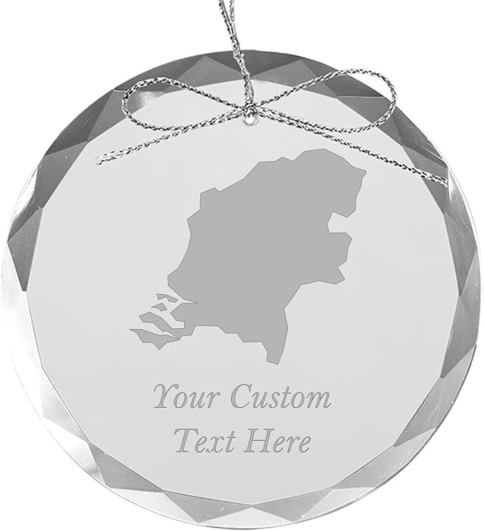 Netherlands, Personalized Travel Christmas Ornament – Customized Engraved Glass Keepsake - Custom Family Trip & Vacation, 2024, 2025, 2026, 2027 & Name – Destination Xmas Holiday Ornament