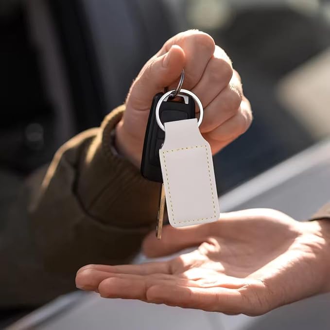 LaserGram Rectangle Keychain, Flag of South Korea, Personalized Engraving Included
