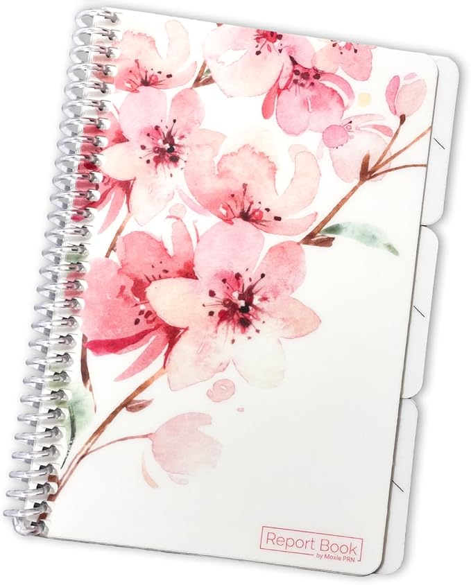MedSurg & PCU Nurse Reusable Report Book (Floral)