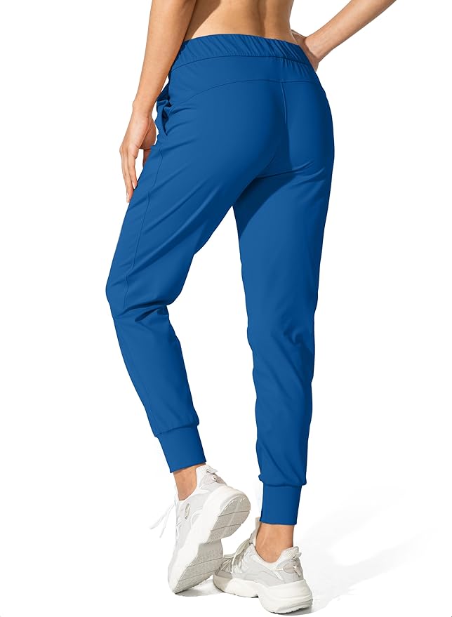 SANTINY Women's Joggers Pants Pockets Drawstring Running Sweatpants for Women Lounge Workout Jogging