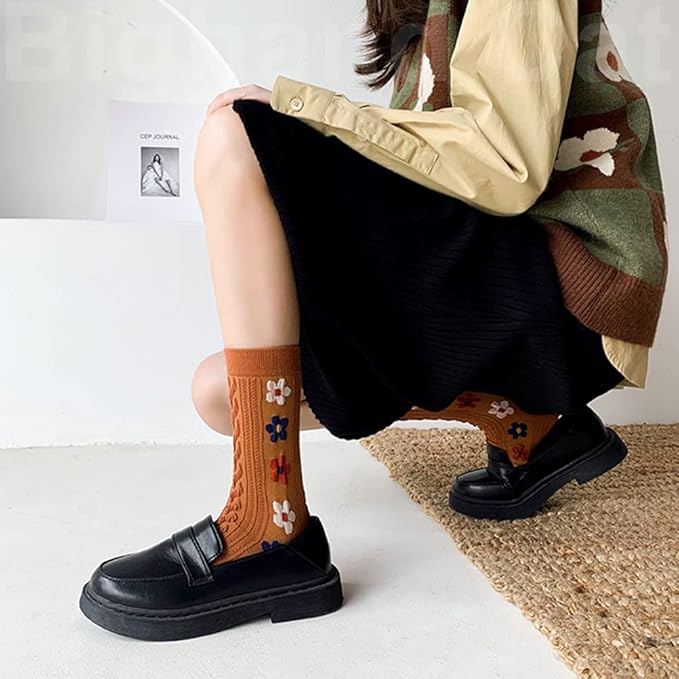 IIG 3-6 Pairs Womens Cute Animal Patterned Funny Novelty Cotton Crew Socks