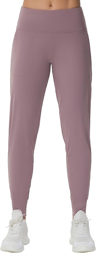 THE GYM PEOPLE Women's Joggers Pants Lightweight Athletic Leggings Tapered Lounge Pants for Workout, Yoga, Running