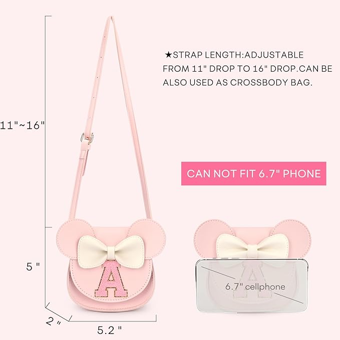 mibasies Toddler Purse Gifts for Girls: 3 Year Old Girl Gifts, Mouse Toys Purse Set