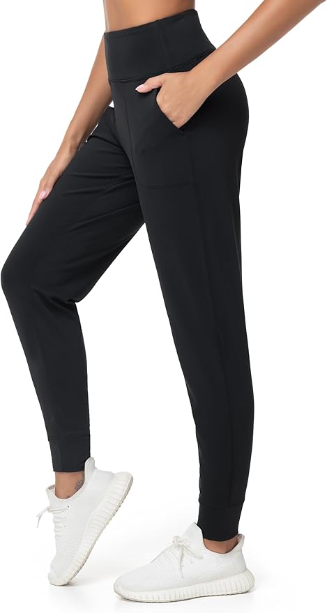 THE GYM PEOPLE Women's Joggers Pants Lightweight Athletic Leggings Tapered Lounge Pants for Workout, Yoga, Running