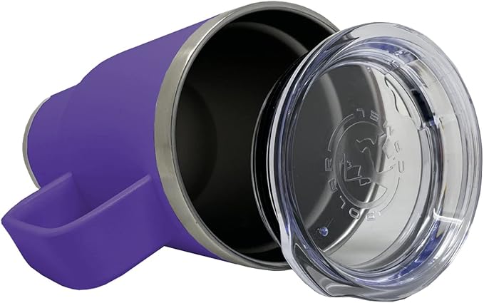 LaserGram 20oz Vacuum Insulated Travel Mug with Handle, CNA Certified Nurse Assistant, Personalized Engraving Included (Dark Purple)