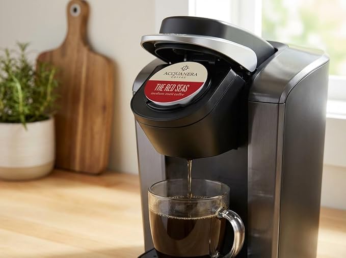 Acquanera Coffee - The Red Seas, Medium Roast Coffee - 100% Arabica - Single Serve Coffee Pods Compatible With K-cup Brewers - 24 count
