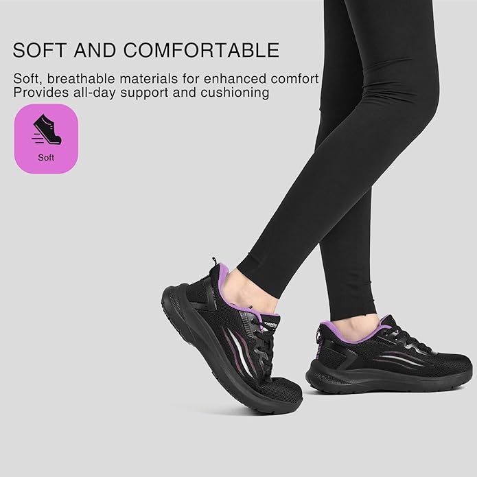 Treesky Non Slip Work Shoes for Women in Food Service - Slip Resistant, Comfortable & Lightweight Sneakers, Suitable for Restaurant, Kitchen & Nursing Crews
