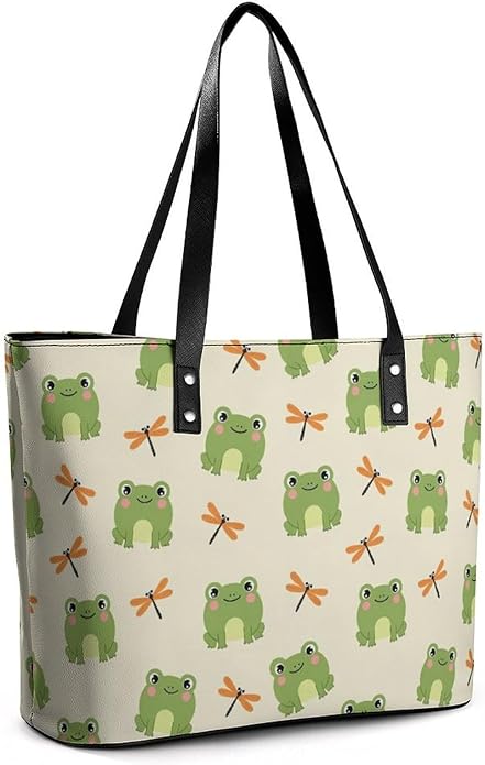 Fashion Leather Tote Bag Travel Work Daily Essentials Handbag Unisex Handbag