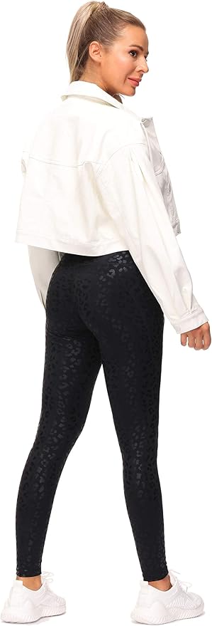 THE GYM PEOPLE Thick High Waist Yoga Pants with Pockets, Tummy Control Workout Running Yoga Leggings for Women