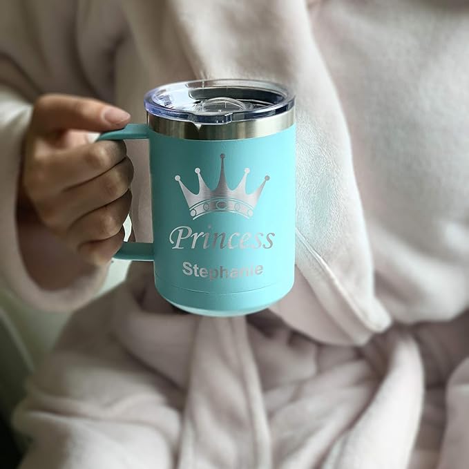 LaserGram 15oz Vacuum Insulated Coffee Mug, CNA Certified Nurse Assistant, Personalized Engraving Included (Gray)