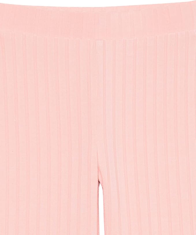 Amazon Essentials Girls and Toddlers' Wide-Rib Outfit Set, Pack of 2