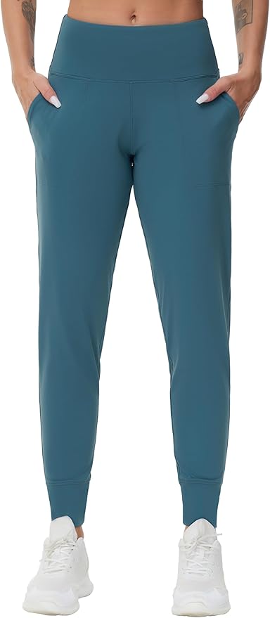 THE GYM PEOPLE Women's Joggers Pants Lightweight Athletic Leggings Tapered Lounge Pants for Workout, Yoga, Running
