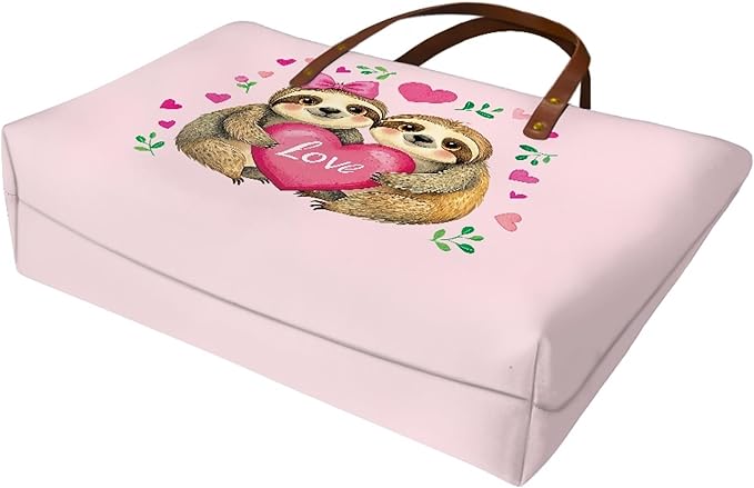 Womens Zip Up Tote Handbag Daisy Print Large Capacity Tote Purse Handbag Big Tote Bag Purse For Work Laptop