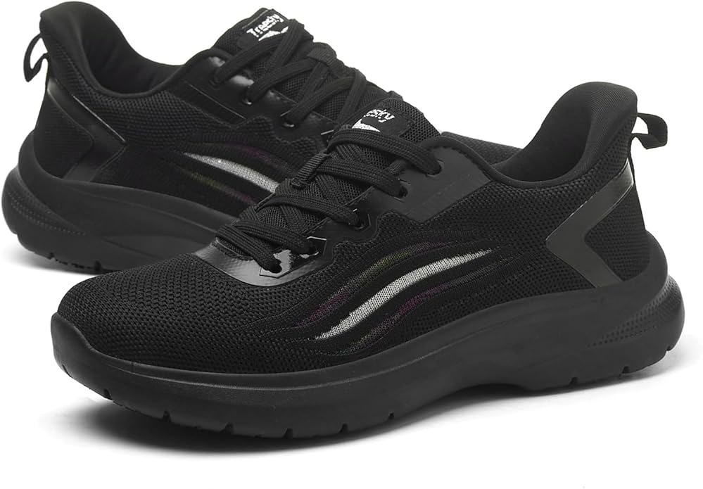 Treesky Non Slip Work Shoes for Women in Food Service - Slip Resistant, Comfortable & Lightweight Sneakers, Suitable for Restaurant, Kitchen & Nursing Crews