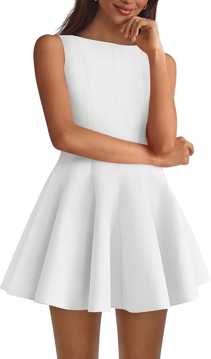 BTFBM Spring Dresses for Women 2026 Elegant Classy A Line Casual Graduation Business Work Party Cocktail Short Dress