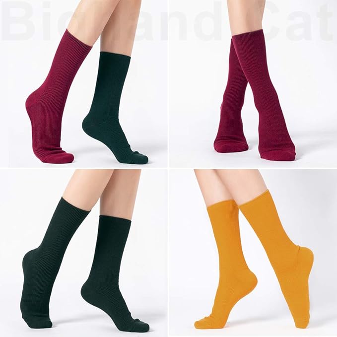 IIG 3-6 Pairs Womens Cute Animal Patterned Funny Novelty Cotton Crew Socks