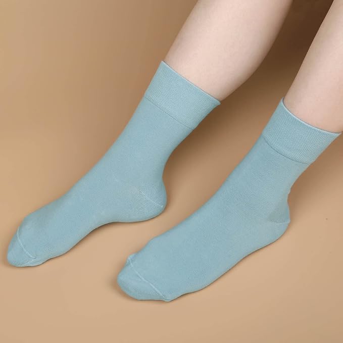 FGZ Women Thin Cotton Socks Soft Cozy Socks Cute Ankle Crew Socks 5 Pairs