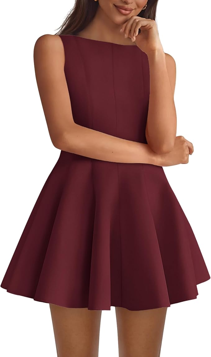 BTFBM Spring Dresses for Women 2026 Elegant Classy A Line Casual Graduation Business Work Party Cocktail Short Dress
