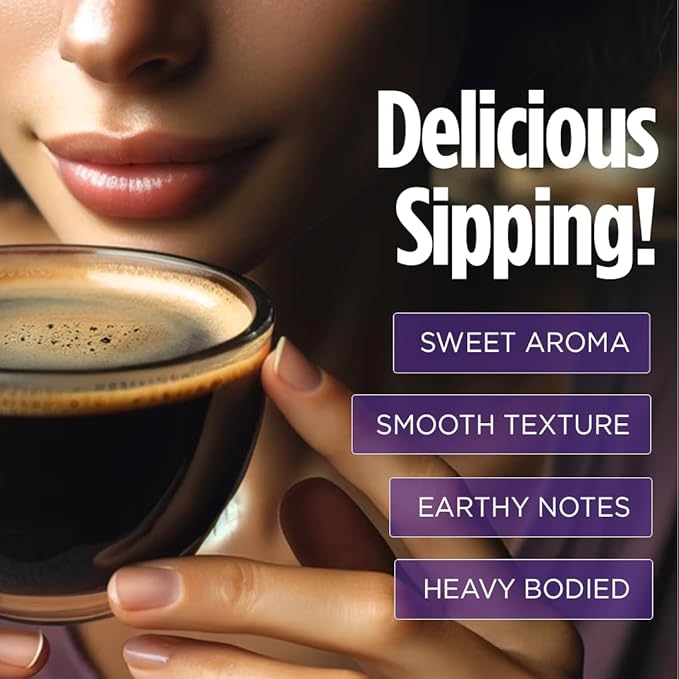 VitaCup Mushroom Instant Coffee | For Memory & Clarity Support | with Fiber, Chaga, Lion’s Mane | D3 & B Vitamins | Medium Roast 100% Arabica & Robusta Instant Coffee | 30 Servings