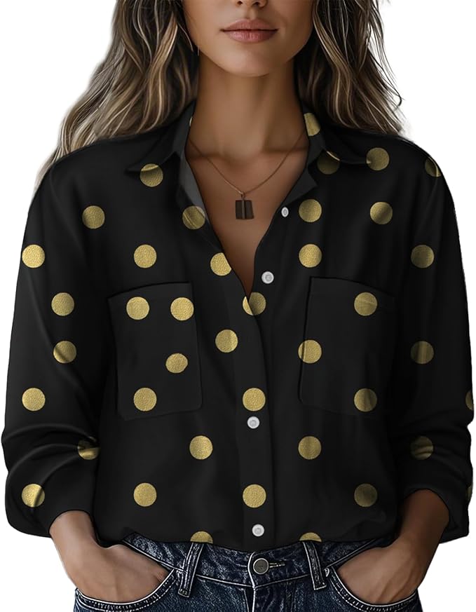 Boho Shirts for Women Vintage Graphic Casual Lightweight Long Sleeve Dressy Gauze V Neck Oversized Beach Top