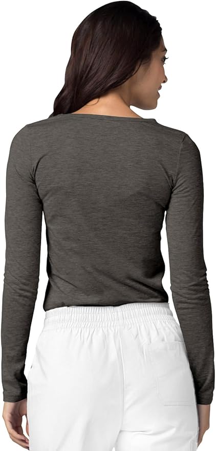 Adar Underscrubs for Women 3 Pack - Long Sleeve Underscrub Comfort Tee