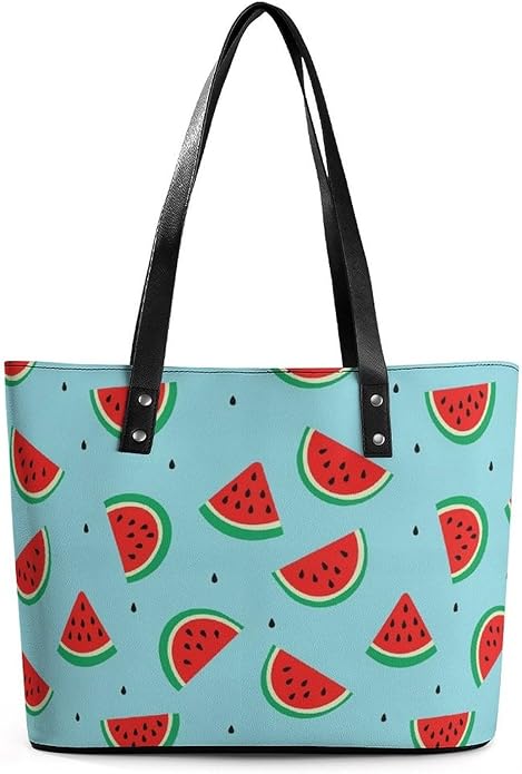Fashion Leather Tote Bag Travel Work Daily Essentials Handbag Unisex Handbag