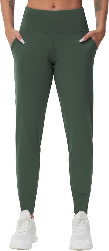 THE GYM PEOPLE Women's Joggers Pants Lightweight Athletic Leggings Tapered Lounge Pants for Workout, Yoga, Running