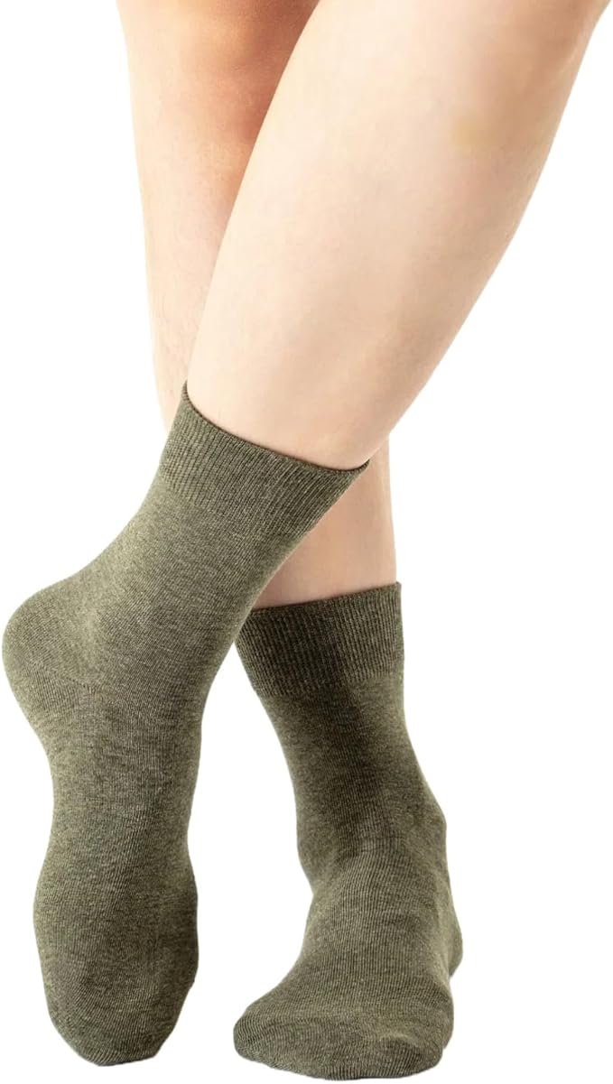 Losa Kute Super Soft Crew Socks Cozy Causal Athletic Socks 6 Pairs