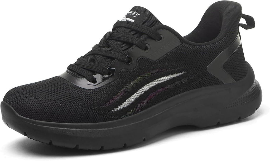 Treesky Non Slip Work Shoes for Women in Food Service - Slip Resistant, Comfortable & Lightweight Sneakers, Suitable for Restaurant, Kitchen & Nursing Crews