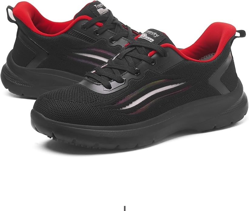 Treesky Non Slip Work Shoes for Women in Food Service - Slip Resistant, Comfortable & Lightweight Sneakers, Suitable for Restaurant, Kitchen & Nursing Crews