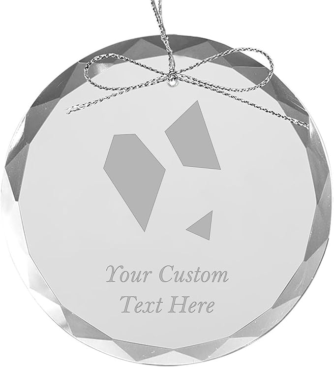 Guadeloupe, Personalized Travel Christmas Ornament – Customized Engraved Glass Keepsake - Custom Family Trip & Vacation, 2024, 2025, 2026, 2027 & Name – Destination Xmas Holiday Ornament