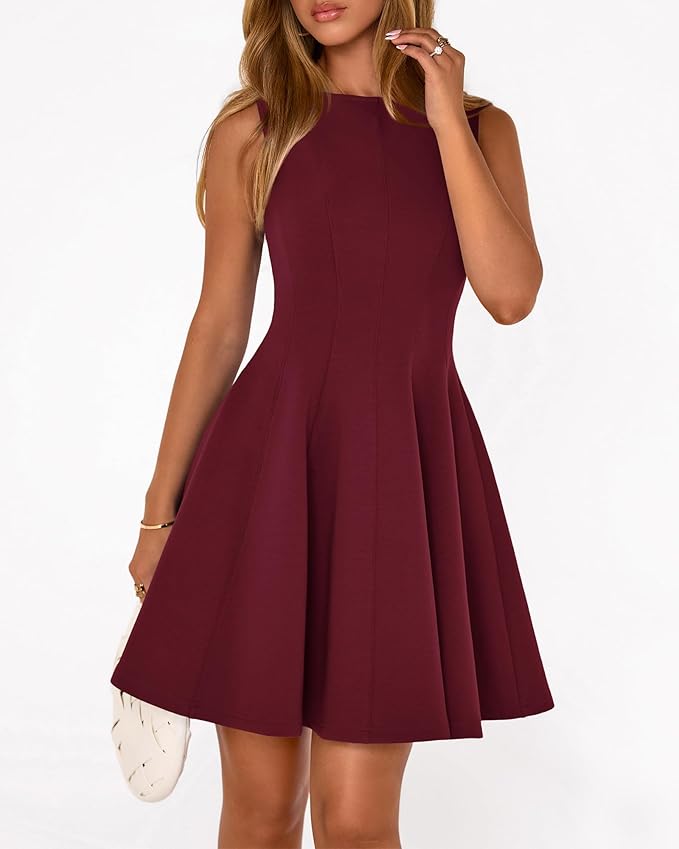 BTFBM Spring Dresses for Women 2026 Elegant Classy A Line Casual Graduation Business Work Party Cocktail Short Dress