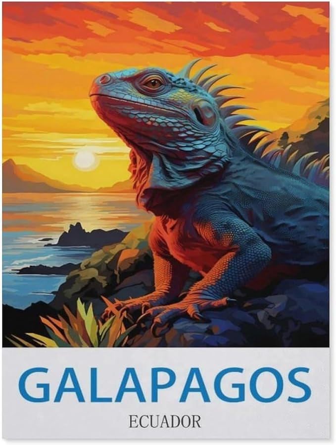 Galapagos Ecuador，Puzzle 1000 Pieces Paper Puzzle Adult Children's Educational Toy Family Decompression Game（50x70cm）-CM29