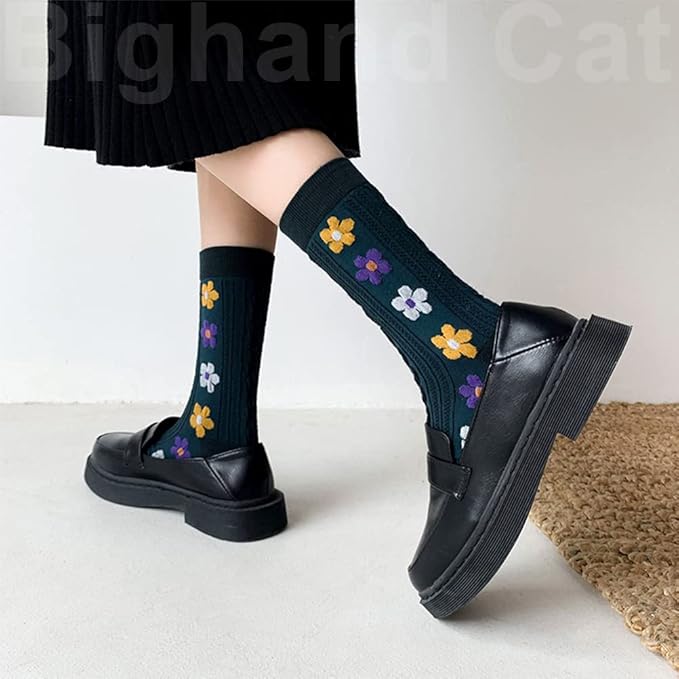 IIG 3-6 Pairs Womens Cute Animal Patterned Funny Novelty Cotton Crew Socks