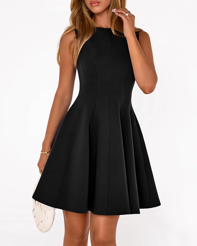 BTFBM Spring Dresses for Women 2026 Elegant Classy A Line Casual Graduation Business Work Party Cocktail Short Dress