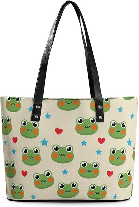 Fashion Leather Tote Bag Travel Work Daily Essentials Handbag Unisex Handbag