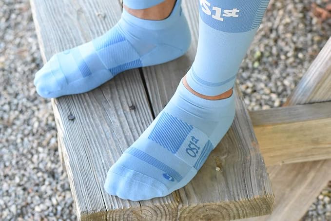 OS1st TA4 Thin Air No Show Running Socks with special ventilation feature for men & women, lightweight, and breathable design