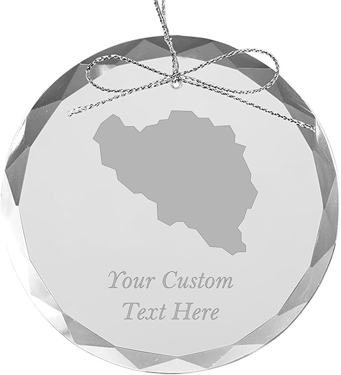 Belgium, Personalized Travel Christmas Ornament – Customized Engraved Glass Keepsake - Custom Family Trip & Vacation, 2024, 2025, 2026, 2027 & Name – Destination Xmas Holiday Ornament