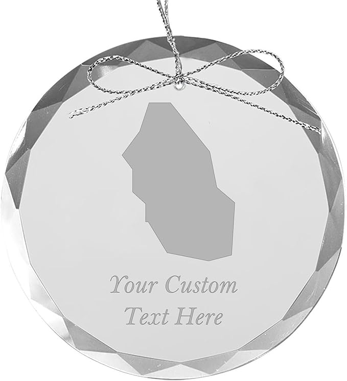 Luxembourge, Personalized Travel Christmas Ornament – Customized Engraved Glass Keepsake - Custom Family Trip & Vacation, 2024, 2025, 2026, 2027 & Name – Destination Xmas Holiday Ornament