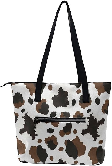 Fashion Leather Tote Bag Travel Work Daily Essentials Handbag Unisex Handbag