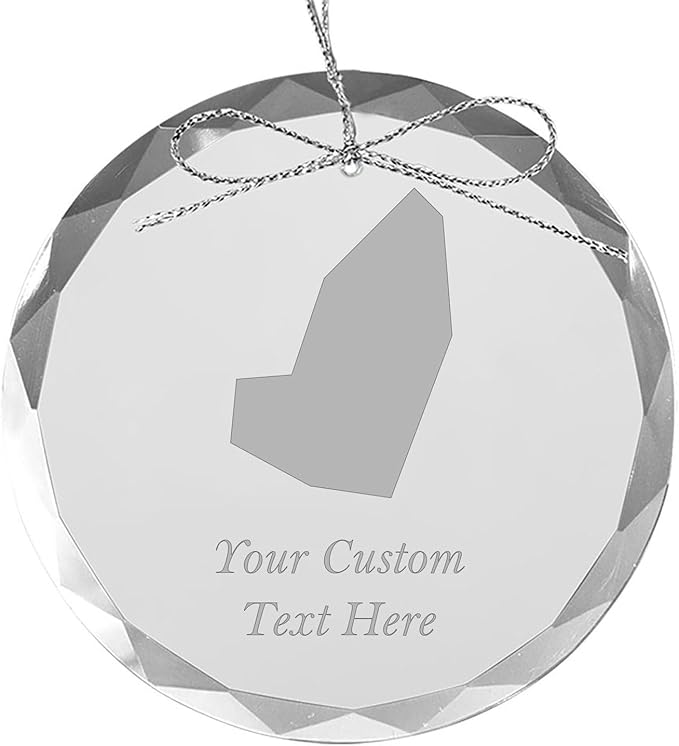 Bioko, Personalized Travel Christmas Ornament – Customized Engraved Glass Keepsake - Custom Family Trip & Vacation, 2024, 2025, 2026, 2027 & Name – Destination Xmas Holiday Ornament