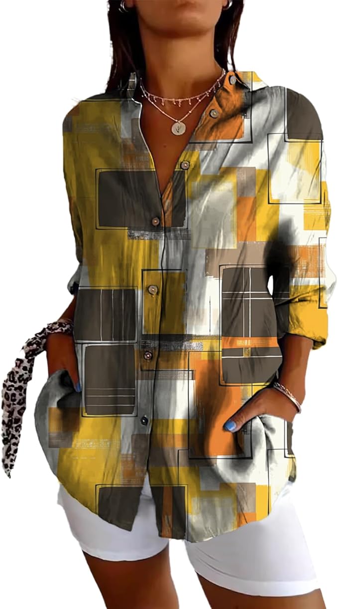 Fashion Summer Shirts V Neck Japanese Art Vintage Floral Graphic Button Down Trendy Hawaiian Holiday Outfits