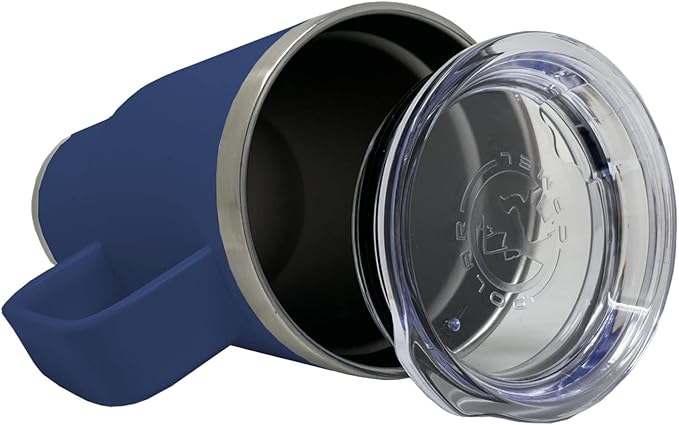 LaserGram 20oz Vacuum Insulated Travel Mug with Handle, CNA Certified Nurse Assistant, Personalized Engraving Included (Navy Blue)