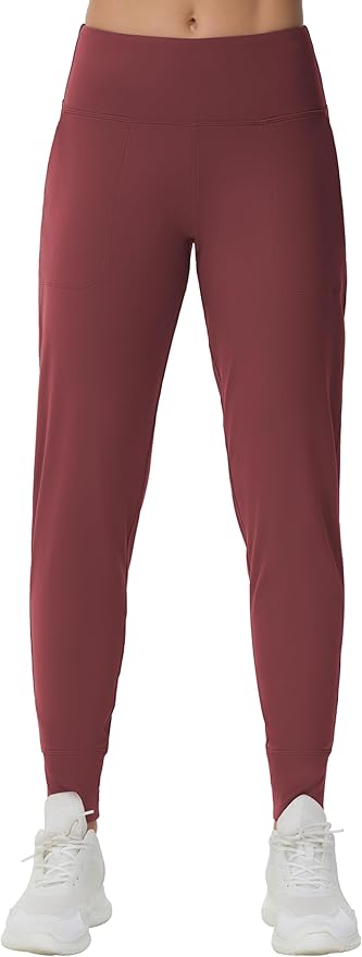 THE GYM PEOPLE Women's Joggers Pants Lightweight Athletic Leggings Tapered Lounge Pants for Workout, Yoga, Running