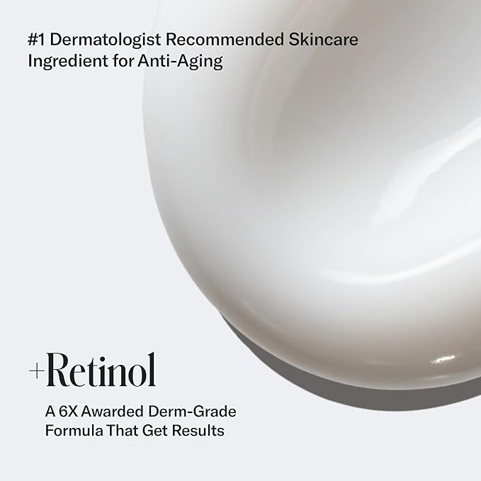 Geologie Retinol Anti-Aging Face Cream for Sensitive Skin | Beginner-Friendly .1% Retinol Formula | Effective Results | Reduces Wrinkles | For Men & Women