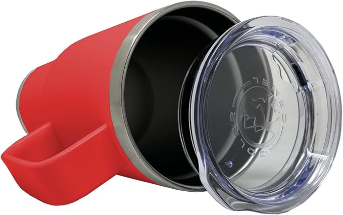 LaserGram 20oz Vacuum Insulated Travel Mug with Handle, CNA Certified Nurse Assistant, Personalized Engraving Included (Red)