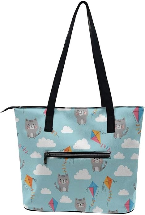 Fashion Leather Tote Bag Travel Work Daily Essentials Handbag Unisex Handbag