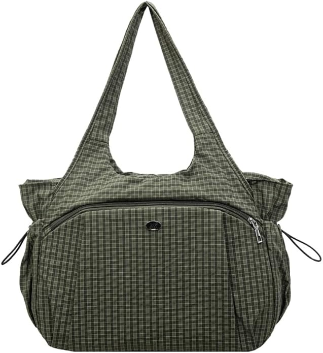 Plaid Tote Bag for Women Large Capacity Hobo Bag for Work Shoulder Handbag for Shopping Handbags Purses